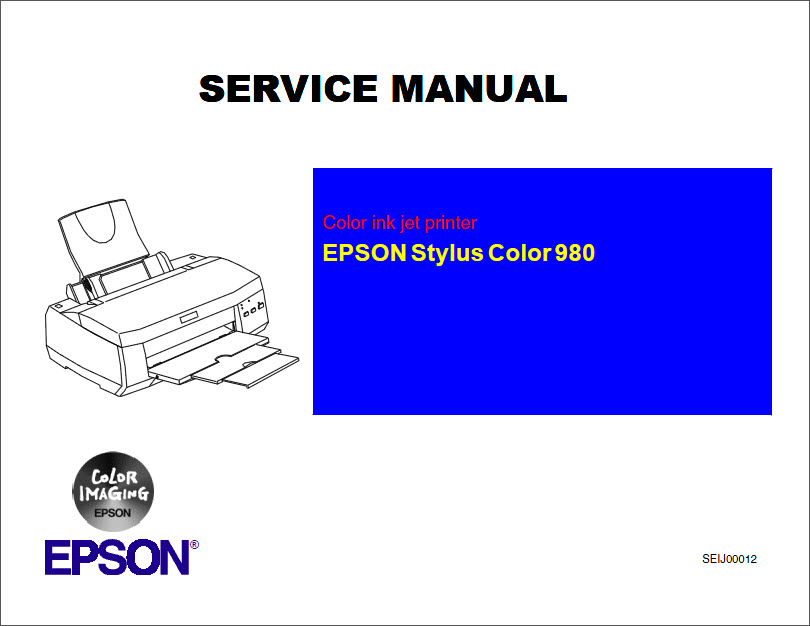 EPSON color-980 Service Manual-1